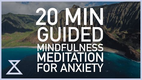 20 Minute Guided Mindfulness Meditation for Anxiety - YouTube