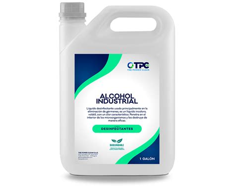 Alcohol Industrial | 500 ml, Litro, Galón, Garrafa – TPC Bio