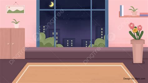 Fresh Cartoon Home Living Room Background Design, Fresh, Cartoon, Home Background Background ...