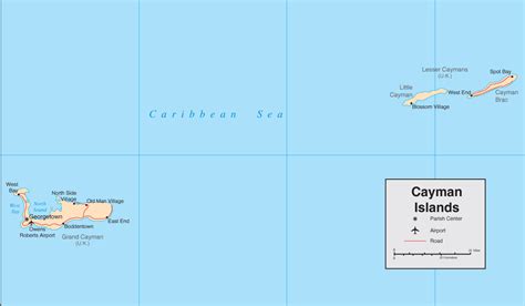 Cayman Islands Map - Detailed Map of the Cayman Islands