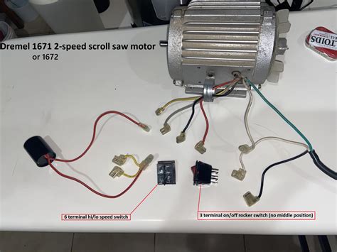 Do you have a Dremel 1671 or 1672 scroll saw? I'm in need of a wiring ...