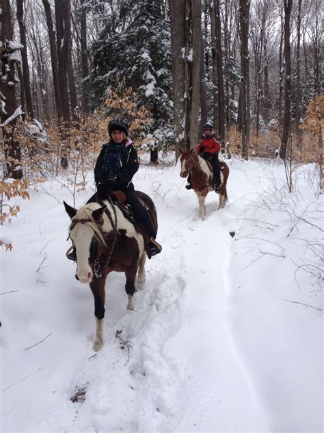 Glendorn: Horseback Riding in our Winter Wonderland