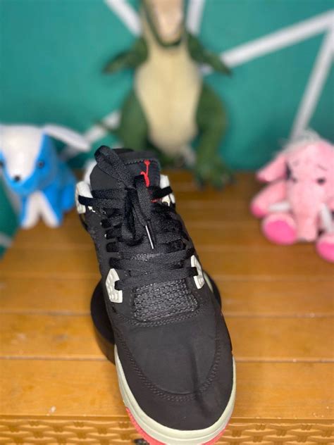 Sepatu Air Jordan 4 Retro Black on Carousell