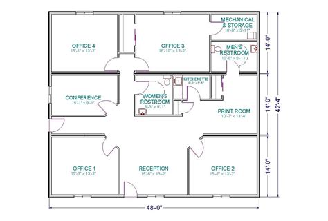 Floor plan 3 | Office floor plan, Office plan, Office floor