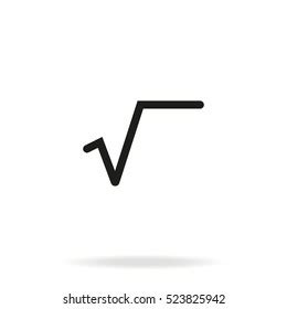 Square Root Symbol Flat Icon Stock Vector (Royalty Free) 567575122 ...