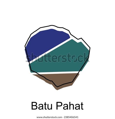 Map City Batu Pahat Vector Design Stock Vector (Royalty Free ...