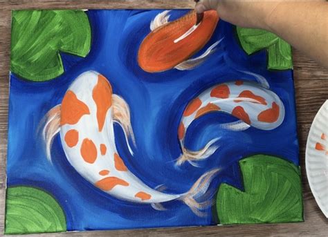 Koi Fish Painting - Step By Step Tutorial - With Pictures