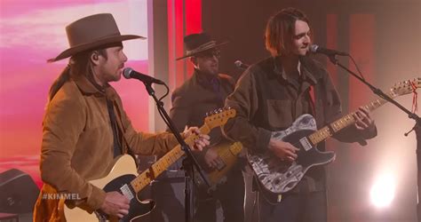 Rising Sons: Lukas Nelson & Micah Nelson Cover Willie Nelson’s ‘Bloody Mary Morning’ On ‘Kimmel’