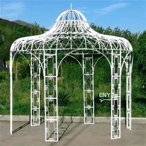 Victorian Style Outdoor Metal Gazebo Round Steel Garden 3x3 - Buy Gazebo,Outdoor Gazebo,Metal ...