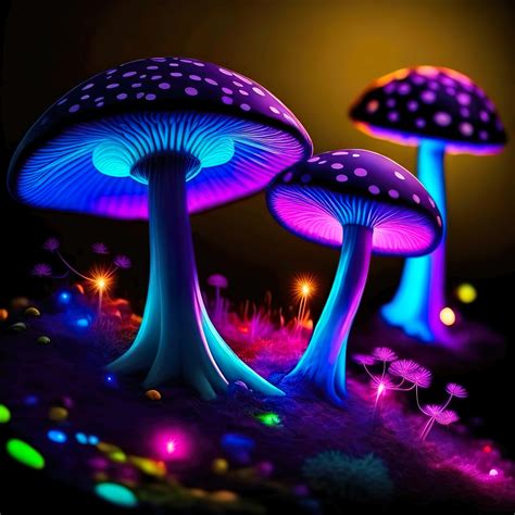 Download Ai Generated, Magic Mushrooms, Magic Forest. Royalty-Free Stock Illustration Image ...