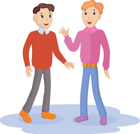 Best Two People Talking Casual Illustrations, Royalty-Free Vector Graphics & Clip Art - iStock