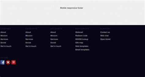 20 Creative Footer CSS HTML Design Examples | Footer design, Coding, Sticky footer