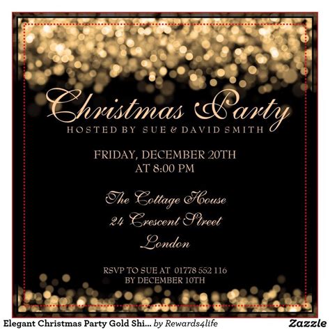 Staff Christmas Party Invitation On Download Free Printable Invitation… | Elegant christmas ...