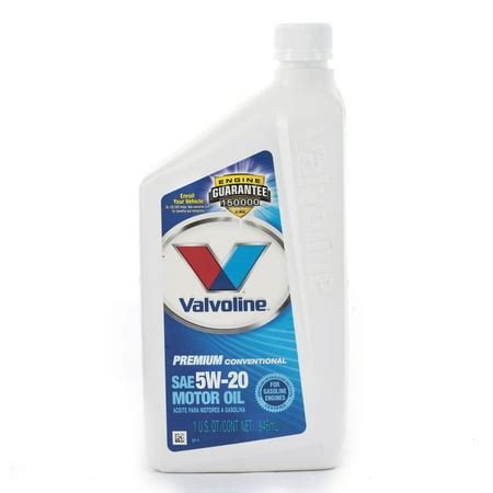 Valvoline Premium Conventional 5W-20 Motor Oil, 1 Quart - Walmart.com