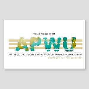 Apwu Stickers - CafePress