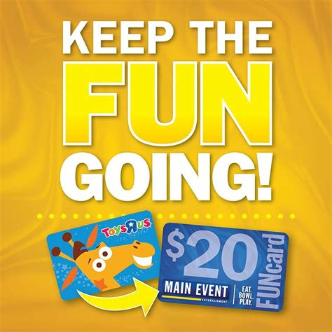 Main Event Is Breathing Fun Back Into Toys “R” Us Gift Cards | Restaurant Magazine