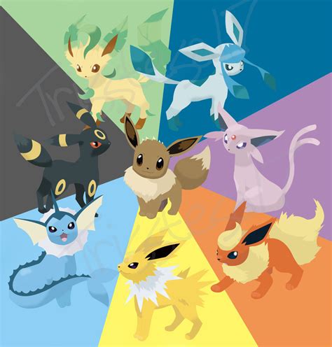 Eevee Evolution Wallpaper - WallpaperSafari