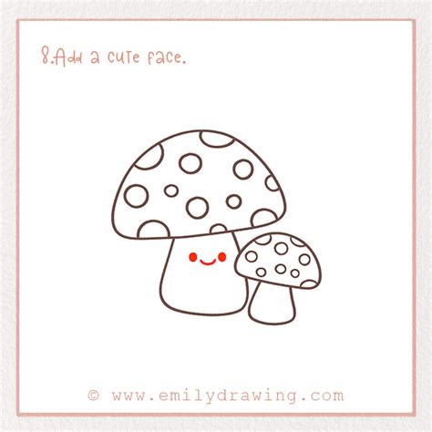 How to Draw Mushrooms – Emily Drawing