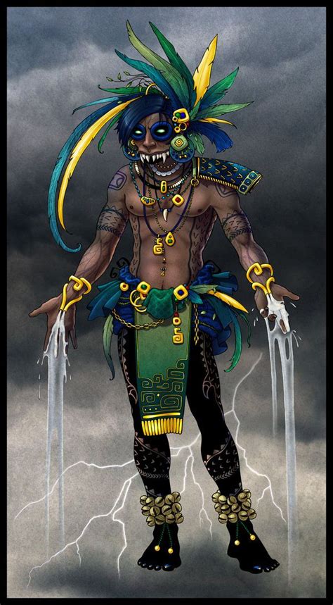 Tlaloc | Aztec warrior, Gods and goddesses, Mythological creatures