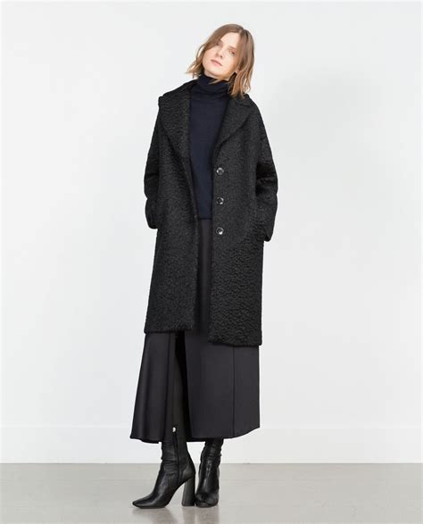 STUDIO ASTRAKHAN EFFECT COAT - ShopperBoard