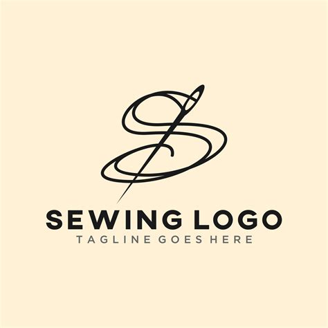 Sewing logo design template. 22205536 Vector Art at Vecteezy