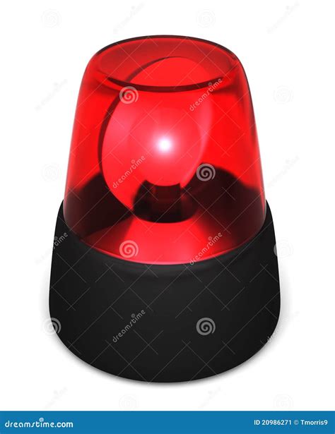 Red Flashing Light stock illustration. Illustration of police - 20986271