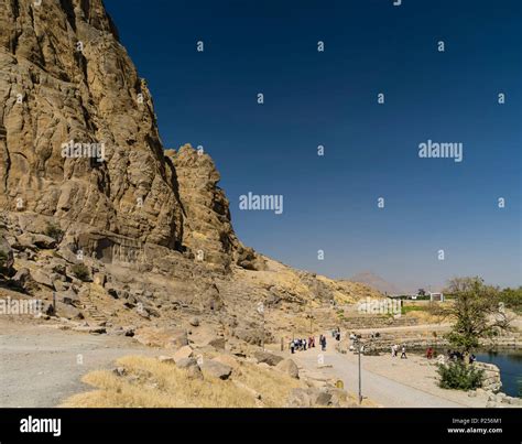 Bisotun Mountain in Iran Stock Photo - Alamy