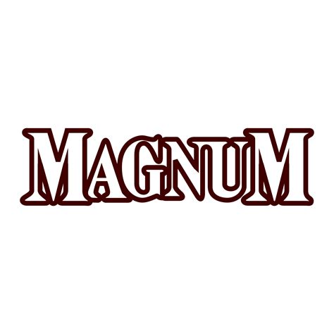 Magnum Logo PNG Transparent & SVG Vector - Freebie Supply