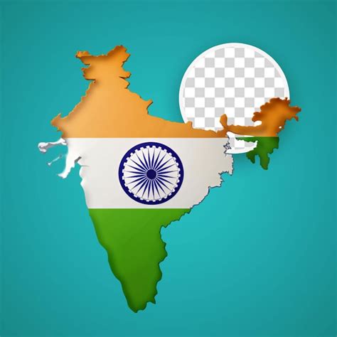 India Map Flag Outline PSD, 6,000+ High Quality Free PSD Templates for ...