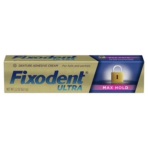 Fixodent Ultra Max Hold Denture Adhesive Cream | Hy-Vee Aisles Online ...