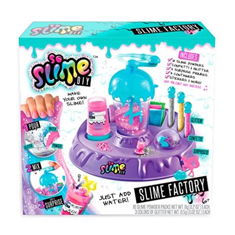 Canal Toys - So Slime DIY - Slime Factory - Make Your Own 10 Slimes Just Add Water No Glue, No ...