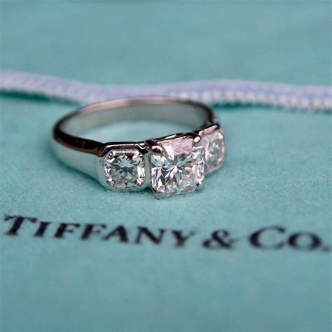 Tiffany Lucida Three Stone Diamond Engagement Ring | Tiffany engagement ring, Diamond engagement ...