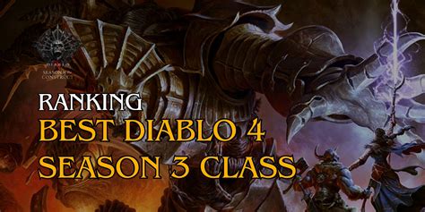 Ranking Best Diablo 4 Season 3 Class - Golden Horse Gaming