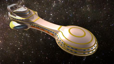 The Starship Heart Of Gold 150m BBC tv - Download Free 3D model by ...