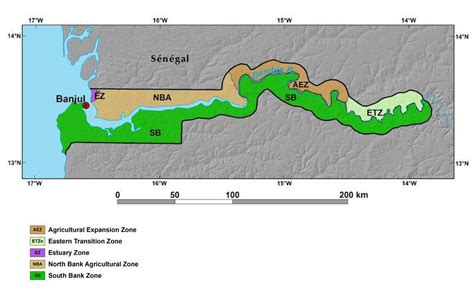 The Gambia Maps