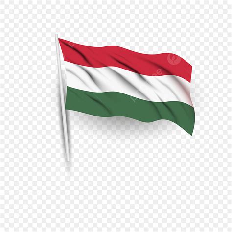 Hungary Clipart Vector, Waving Flag Of Hungary Country For Hungary ...