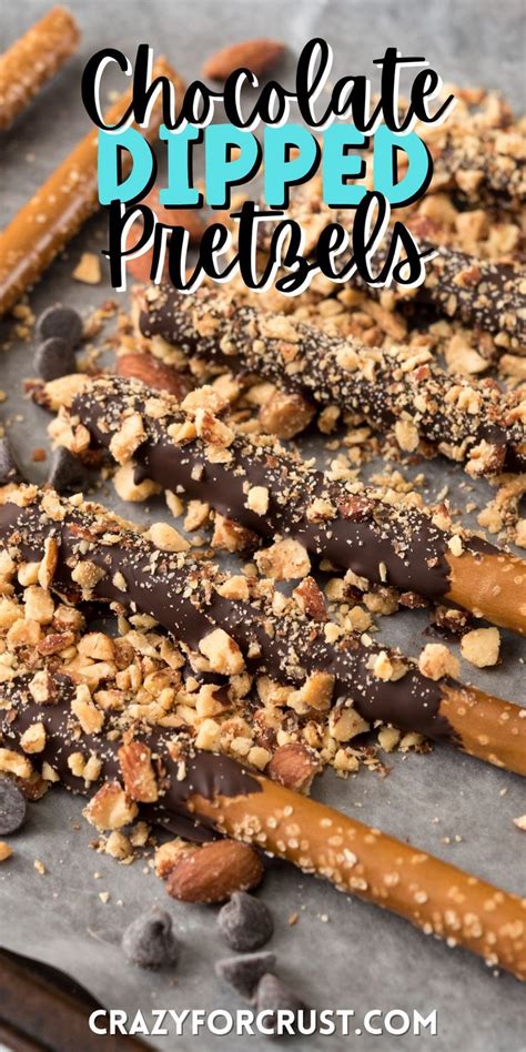 Chocolate Dipped Pretzels | Recipe | Chocolate dipped pretzels, Fast easy desserts, Candy ...