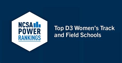 Best Division 3 Women’s Track and Field Colleges | NCSA Power Rankings 2022