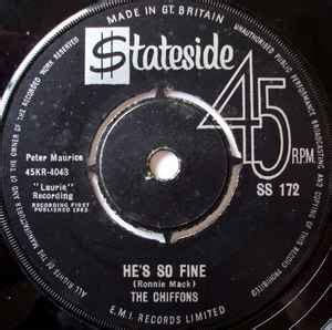 The Chiffons - He's So Fine (1963, Vinyl) | Discogs