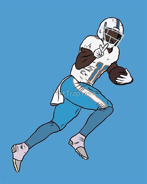 Tyreek Hill Peace Sign Celebration by RatTrapTees | Redbubble | Joueurs ...