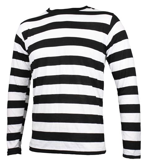 Mime Striped Shirt - Large - $24.98 | White stripes shirt, Striped long sleeve shirt, Long ...