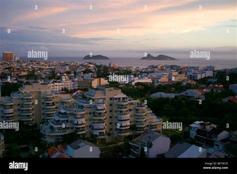 Aerial view of Barra da Tijuca, a classy neighborhood in Rio de Janeiro, Brazil Stock Photo - Alamy