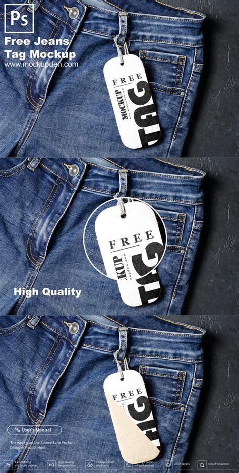 26+ Best Trendy Jeans Mockup PSD Templates - Mockup Den