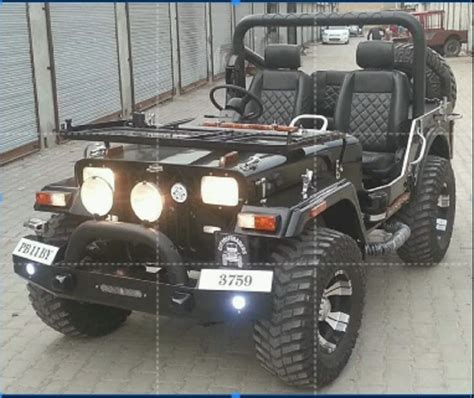 Mahindra Black Modified Open Jeep at Rs 350000 in Hyderabad | ID ...