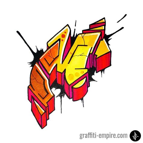 3d Graffiti Letter Styles