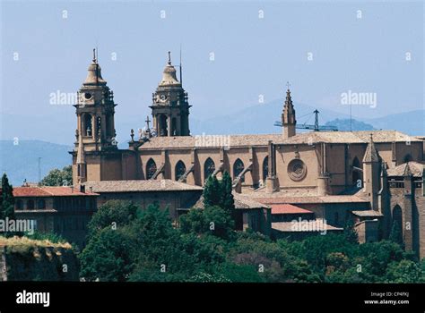 Spain Pamplona Cathedral Stock Photo - Alamy