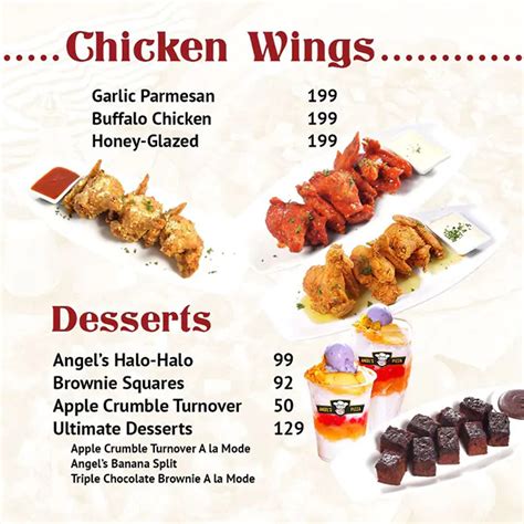 Angel's Pizza Menu Philippines (2024) — Philippine Menus