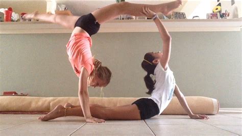 •ninja• •partner yoga pose• | Gymnastics poses, Gymnastics stunts, Gymnastics moves