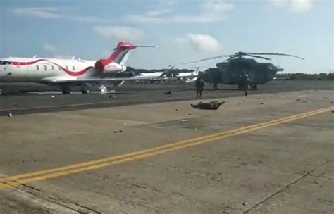 Terrifying video shows Mexican Mi-17 crash landing