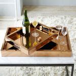 Gold Coffee Table Tray Decor